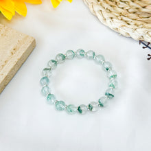 Load image into Gallery viewer, RARE Emerald Green Phantom (Brazil) Crystal Bracelet