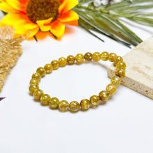 Load image into Gallery viewer, Collector's Grade (Grade 5A AAAAA): Gold Rutile Crystal Bracelet
