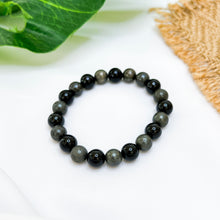 Load image into Gallery viewer, Pyrite x Black Tourmaline Crystal Bracelet
