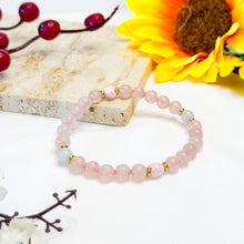 Load image into Gallery viewer, Dainty Crystal Series (Pink Conch, Icy Green, Abalone, Smoky Quartz) Crystal Bracelet