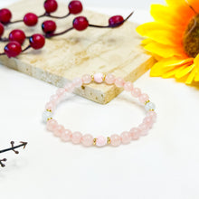 Load image into Gallery viewer, Dainty Crystal Series (Pink Conch, Icy Green, Abalone, Smoky Quartz) Crystal Bracelet