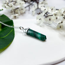 Load image into Gallery viewer, Malachite S925 Pendulum Necklace