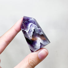 Load image into Gallery viewer, Dream Amethyst (Chevron Amethyst) Crystal Tower