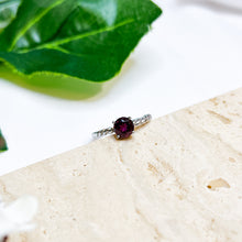 Load image into Gallery viewer, Rhodolite Garnet S925 Sterling Silver Ring