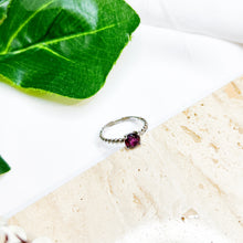 Load image into Gallery viewer, Rhodolite Garnet S925 Sterling Silver Ring