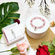 Load image into Gallery viewer, Misty Rose Bracelet & Necklace Giftset with FREE Crystal Blind Box