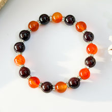 Load image into Gallery viewer, Sweet Enchantress (Natural Starlight Garnet, Carnelian) Crystal Bracelet