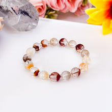 Load image into Gallery viewer, Collector's Grade: Four Seasons Garden Quartz (Grade AAA Half Pot) Crystal Bracelet