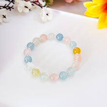 Load image into Gallery viewer, Rainbow Morganite Crystal Bracelet