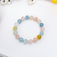 Load image into Gallery viewer, Rainbow Morganite Crystal Bracelet