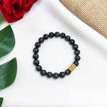 Load image into Gallery viewer, RARE Scapolite (Gold Plated Abacus Charm) Crystal Bracelet