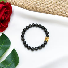 Load image into Gallery viewer, RARE Scapolite (Gold Plated Abacus Charm) Crystal Bracelet