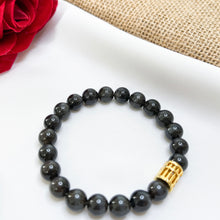 Load image into Gallery viewer, RARE Scapolite (Gold Plated Abacus Charm) Crystal Bracelet