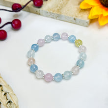 Load image into Gallery viewer, Rainbow Morganite Crystal Bracelet
