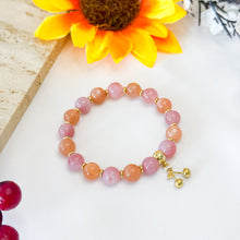Load image into Gallery viewer, Ember (Orange Moonstone, Yan Yuan Agate) Crystal Bracelet