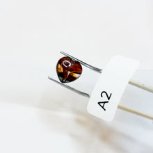 Load image into Gallery viewer, Red Hematoid Heart Quartz (Fire Quartz) Crystal Signature Tennis Crystal Bracelet
