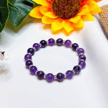 Load image into Gallery viewer, Purple Aurora (RARE Tiffany Stone, Lavender Quartz) Crystal Bracelet