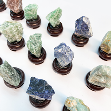 Load image into Gallery viewer, Assorted Raw Stones (Green Aventurine, Sodalite, Strawberry Quartz, Amazonite)