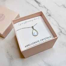 Load image into Gallery viewer, Mother's Day Giftset (Rainbow Moonstone Necklace)