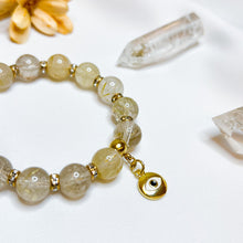 Load image into Gallery viewer, Rutilated Quartz (Gold Evil Eye)