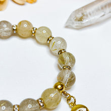 Load image into Gallery viewer, Rutilated Quartz (Gold Evil Eye)