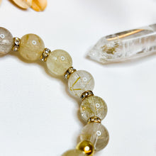 Load image into Gallery viewer, Rutilated Quartz (Gold Evil Eye)