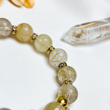 Load image into Gallery viewer, Rutilated Quartz (Gold Evil Eye)