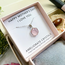 Load image into Gallery viewer, Mother's Day Giftset (Rose Quartz Necklace)