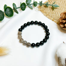 Load image into Gallery viewer, Brown Rutile x Black Tourmaline