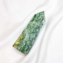 Load image into Gallery viewer, Hydrogrossular (Transvaal Jade) Crystal Tower