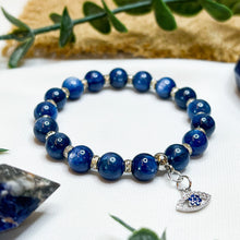 Load image into Gallery viewer, Kyanite (w/ S925 Evil Eye)