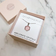 Load image into Gallery viewer, Mother's Day Giftset (Rose Quartz Necklace)