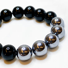 Load image into Gallery viewer, Black Agate x Terahertz Bracelet
