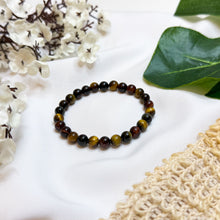 Load image into Gallery viewer, Mixed Tiger&#39;s Eye Crystal Bracelet
