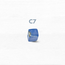 Load image into Gallery viewer, Blue Chalcedony Rough Cube 304 Stainless Steel Chain Crystal Bracelet
