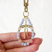 Load image into Gallery viewer, Dainty Crystal Keychain or Phone Charm by Ameliorate Crystals
