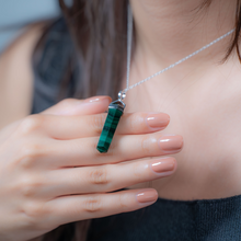 Load image into Gallery viewer, Malachite S925 Pendulum Necklace
