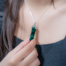 Load image into Gallery viewer, Malachite S925 Pendulum Necklace
