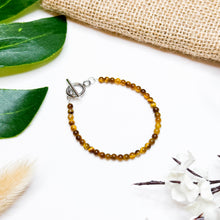 Load image into Gallery viewer, Mini Yellow Tiger&#39;s Eye Crystal Bracelet
