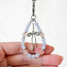 Load image into Gallery viewer, Dainty Crystal Keychain or Phone Charm by Ameliorate Crystals
