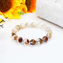 Load image into Gallery viewer, Collector's Grade: Four Seasons Garden Quartz (Grade AAA Half Pot) Crystal Bracelet
