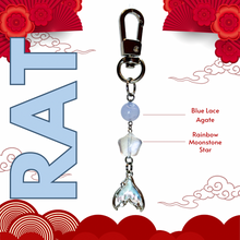 Load image into Gallery viewer, Chinese Zodiac Lucky Crystals Keychain
