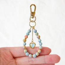 Load image into Gallery viewer, Dainty Crystal Keychain or Phone Charm by Ameliorate Crystals
