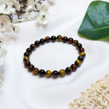 Load image into Gallery viewer, Mixed Tiger&#39;s Eye Crystal Bracelet
