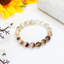 Load image into Gallery viewer, Collector's Grade: Four Seasons Garden Quartz (Grade AAA Half Pot) Crystal Bracelet
