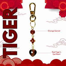 Load image into Gallery viewer, Chinese Zodiac Lucky Crystals Keychain
