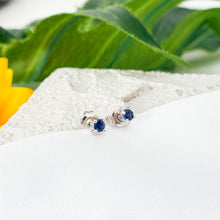 Load image into Gallery viewer, Sapphire S925 Sterling Silver Earrings
