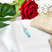 Load image into Gallery viewer, Amazonite Crystal S925 Pendulum Necklace
