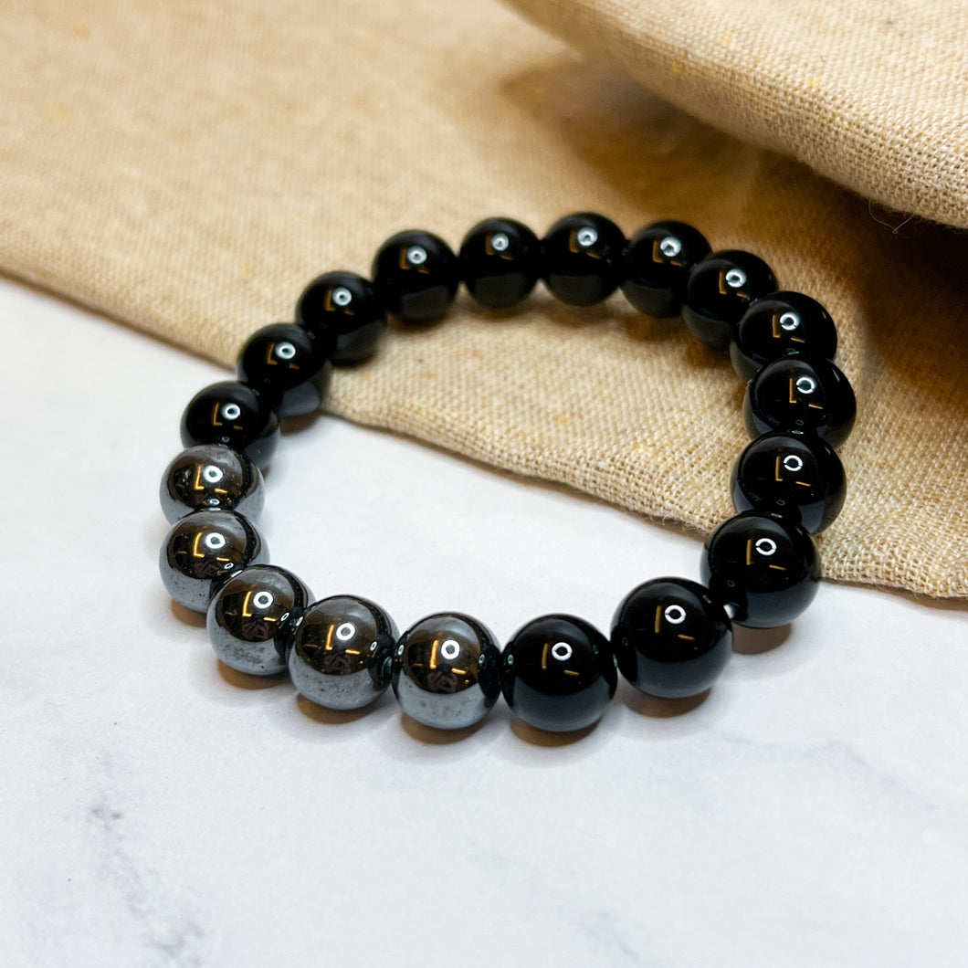 Hematite x Black Agate