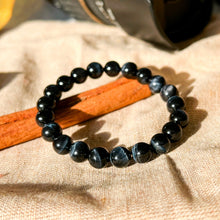 Load image into Gallery viewer, Blue Tiger&#39;s Eye Crystal Bracelet
